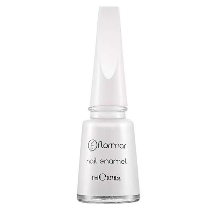 Flormar Nail Enamel Oje 400 Bright White - 1