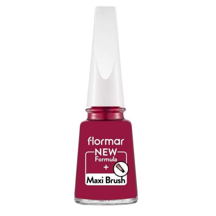 Flormar Oje Nail Enamel 075 Baroque Bordeaux New - 1