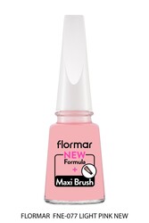Flormar Oje Nail Enamel 077 Light Pink New - Thumbnail