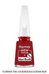Flormar - Flormar Oje Nail Enamel 128 Bordeaux Scream New