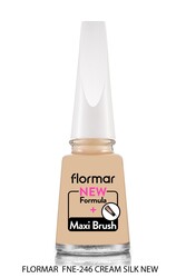Flormar Oje Nail Enamel 246 Cream Silk New - Thumbnail