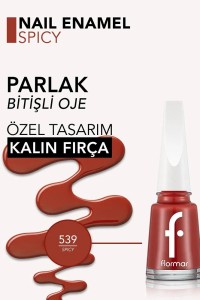 Flormar Oje Nail Enamel 539 Spicy - 4