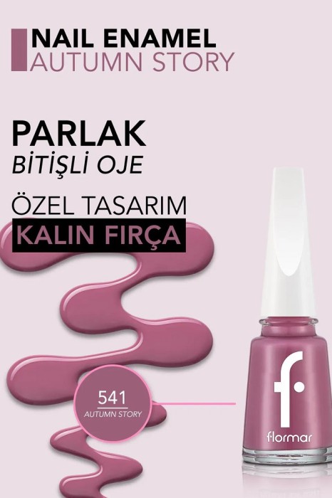 Flormar Oje Nail Enamel 541 Autumn Story - 4