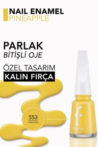Flormar Oje Nail Enamel 553 Pineapple - 4