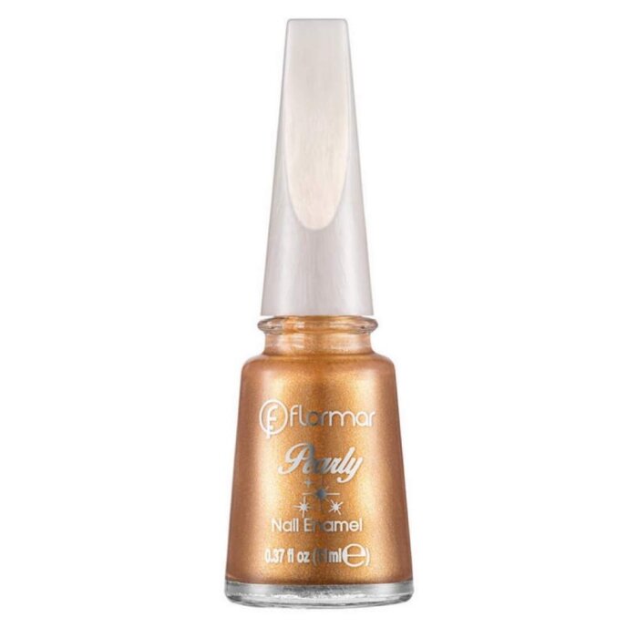 Flormar Pearly Nail Enamel Oje 386 Golden Beauty - 1