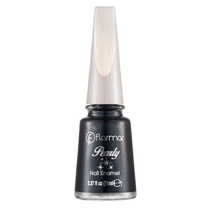 Flormar Pearly Nail Enamel Oje 399 Midnight Black - 1