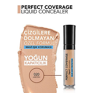Flormar Perfect Coverage Likit Kapatıcı 020 Fair/Light - 3