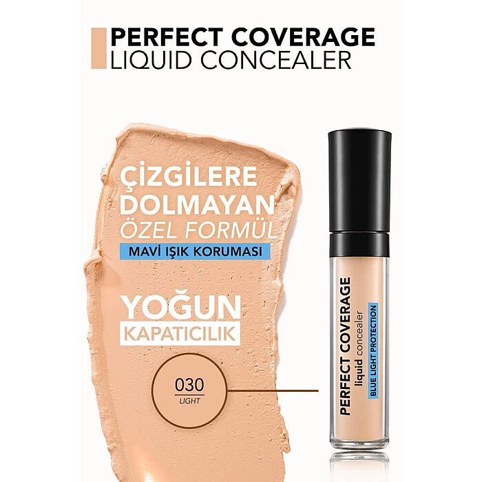 Flormar Perfect Coverage Likit Kapatıcı 030 Light - 3
