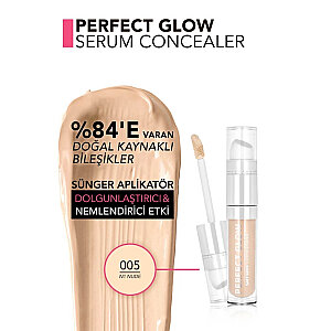 Flormar Perfect Glow Serum Concealer 005 N1 Nude - 3