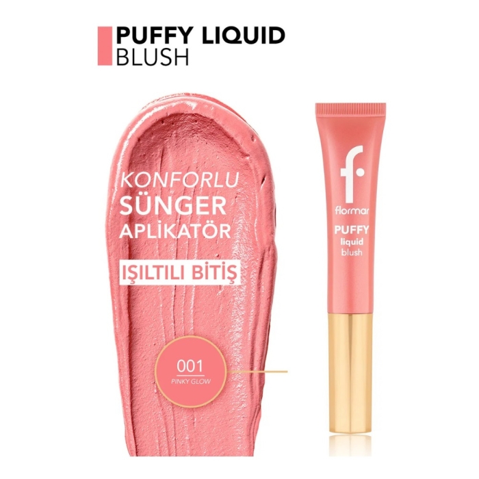 Flormar Puffy Liquid Blush 001 - 5