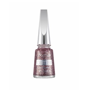Flormar - Flormar Quick Dry Nail Enamel Oje GL39 Red In Silver