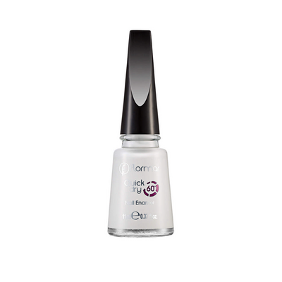 Flormar Quick Dry Nail Enamel Oje QD01 Snow White