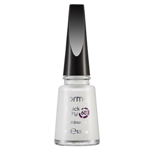 Flormar Quick Dry Nail Enamel Oje QD01 Snow White - 1