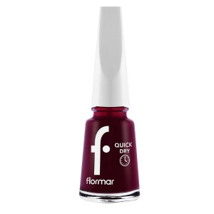 Flormar Quick Dry Nail Enamel Oje QD21 Blackstar Red - 1