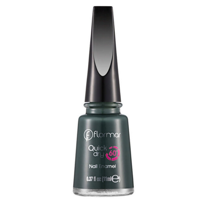 Flormar Quick Dry Nail Enamel Oje QD23 Khaki Green - 1