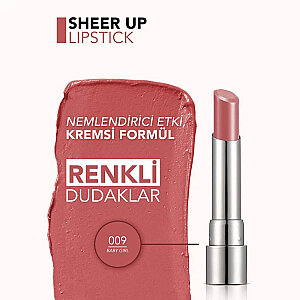 Flormar Sheer Up Lipstick 009 - 4