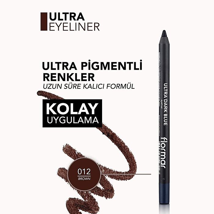 Flormar Ultra Eyeliner R1 Brown - 3