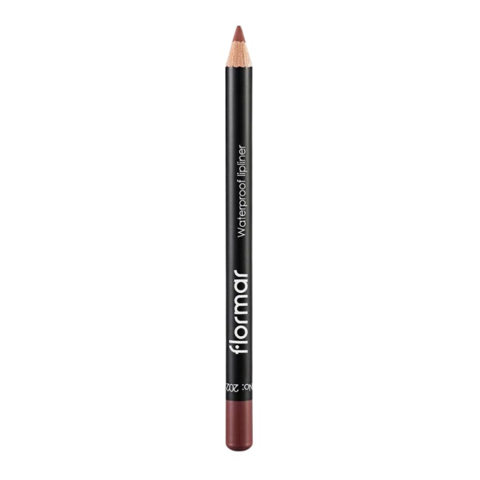 Flormar Waterproof Lipliner Dudak Kalemi 202 Soft Pink Brown - 1