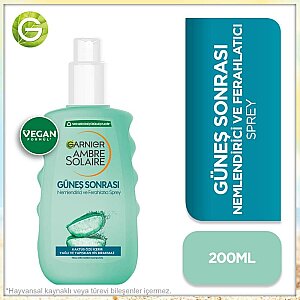 Garnier Ambre Solaire Güneş Sonrası Nemlendirici Ferahlatıcı Sprey 200 Ml - 2