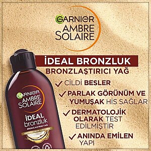 Garnier Ambre Solaire İdeal Bronzluk Bronzlaştırıcı Yağ 200 Ml - 3
