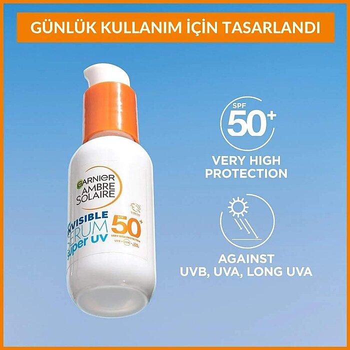 Garnier Ambre Solaire Invisible Serum Super UV Günlük Güneş Koruyucu Serum - 2