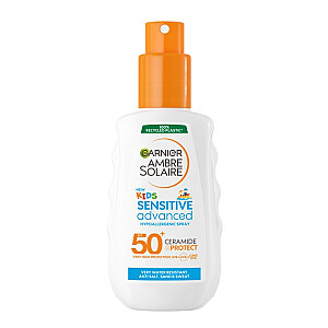 Garnier Ambre Solaire Sensitive Advanced Çocuk Hipoalerjenik Güneş Koruyucu Sprey SPF50+ 150 Ml - Garnier Cilt