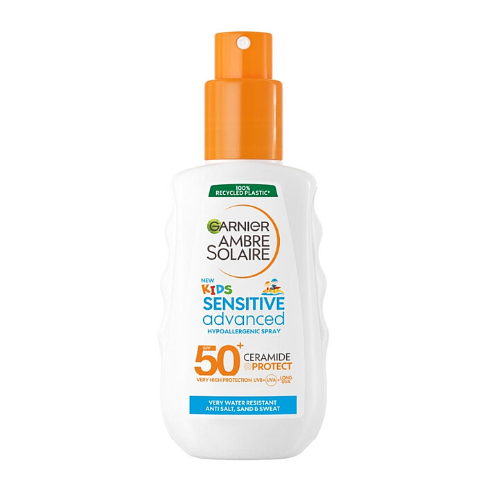 Garnier Ambre Solaire Sensitive Advanced Çocuk Hipoalerjenik Güneş Koruyucu Sprey SPF50+ 150 Ml - 1