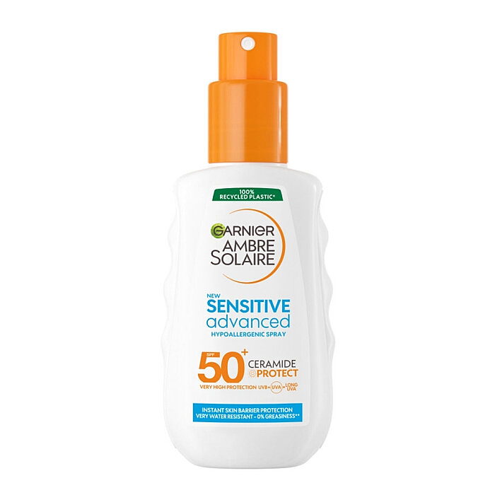 Garnier Ambre Solaire Sensitive Advanced Hipoalerjenik Güneş Koruyucu Sprey SPF50+ 150 Ml - 1