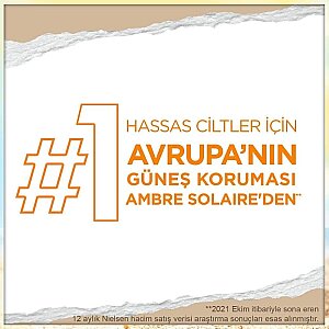 Garnier Ambre Solaire Sensitive Advanced Hipoalerjenik Güneş Koruyucu Süt SPF50+ 175 Ml - 3