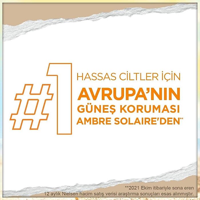 Garnier Ambre Solaire Sensitive Advanced Hipoalerjenik Güneş Koruyucu Süt SPF50+ 175 Ml - 3