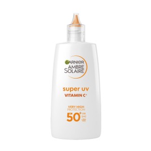 Garnier Cilt - Garnier Ambre Solaire Super UV C Vitamini Koyu Leke Karşıtı Fluid Yüz Güneş Kremi SPF50+ 40 Ml