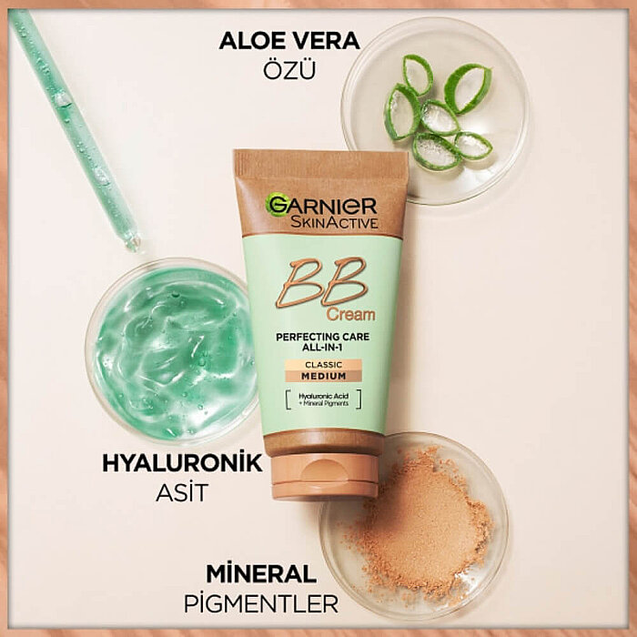 Garnier BB Krem Mucizevi Cilt Kusursuzlaştırıcı Orta Ton 50 Ml - 6