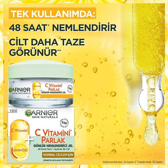 Garnier C Vitamini Parlak Gel Cream 50 Ml - 4