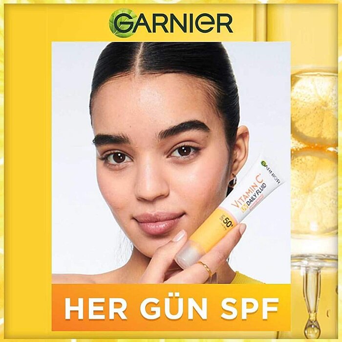 Garnier C Vitamini Parlak Günlük UV Korumalı Güneş Yüz Kremi Görünmez Doku SPF50+ 40 Ml - 2