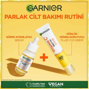 Garnier C Vitamini Parlak Günlük UV Korumalı Güneş Yüz Kremi Işıltılı Doku SPF50+ 40 Ml - Thumbnail