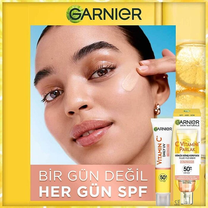 Garnier C Vitamini Parlak Günlük UV Korumalı Güneş Yüz Kremi Işıltılı Doku SPF50+ 40 Ml - 2