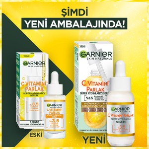 Garnier C Vitamini Parlak Süper Aydınlatıcı Serum 30 Ml - Thumbnail