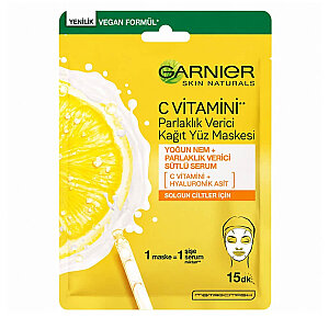 Garnier C Vitamini Parlaklık Verici Kağıt Yüz Maskesi - 1