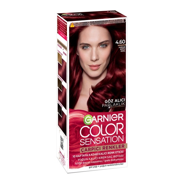 Garnier Çarpıcı Renkler Saç Boyası 4.6 Yoğun Koyu Kızıl