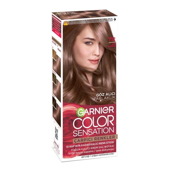 Garnier Çarpıcı Renkler Saç Boyası 7.12 İnci Kumral