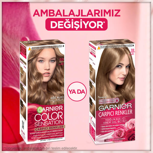 Garnier Çarpıcı Renkler Saç Boyası 7 Bal Kumral