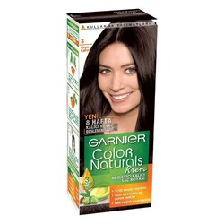Garnier Color Naturals Saç Boyası 3 Koyu Kahve - Thumbnail