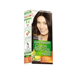 Garnier Color Naturals Saç Boyası 3 Koyu Kahve - Thumbnail