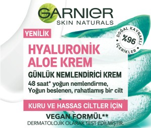 Garnier Cilt - Garnier Hyaluronik Aloe Krem 50 Ml