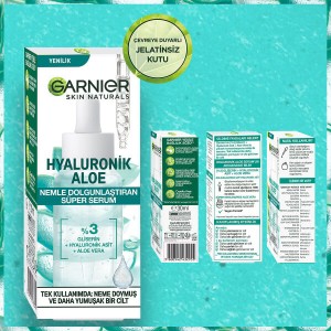 Garnier Hyaluronik Aloe Nemle Dolgunlaştıran Süper Serum 30 Ml - Thumbnail