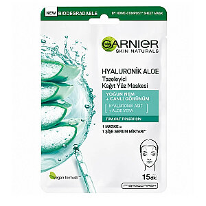 Garnier Hyaluronik Aloe Temizleyici Kağıt Yüz Maskesi - 1