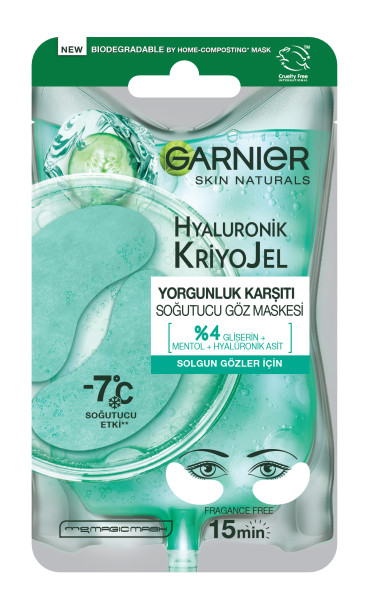 Garnier Hyaluronik Kriyojel Soğutucu Göz Maskesi 5 Gr