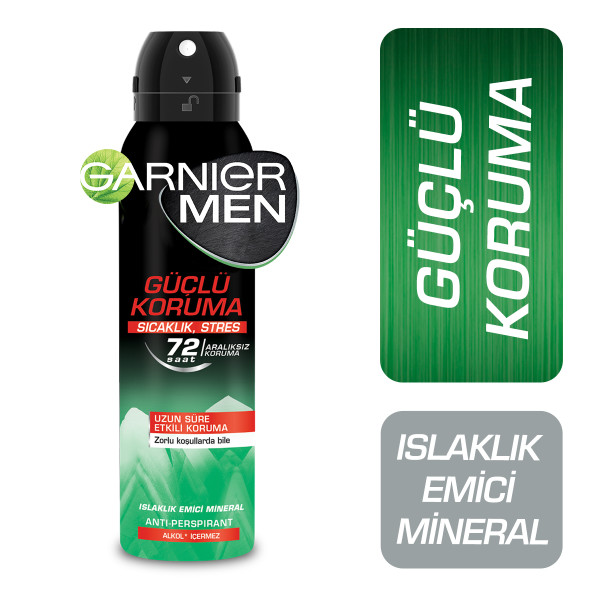 Garnier Men Güçlü Koruma Erkek Deodorant 150 Ml
