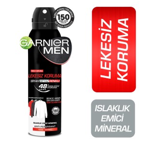 Garnier Men Lekesiz Koruma Erkek Deodorant 150 Ml - Thumbnail