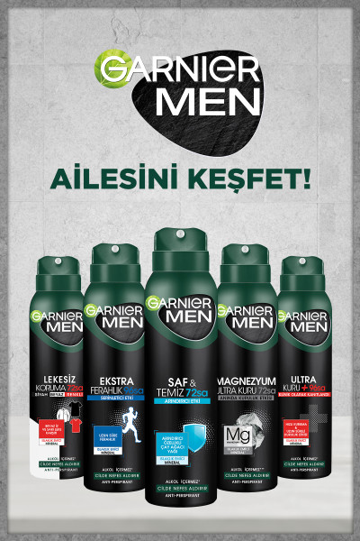 Garnier Men Saf ve Temiz Erkek Deodorant 150 Ml